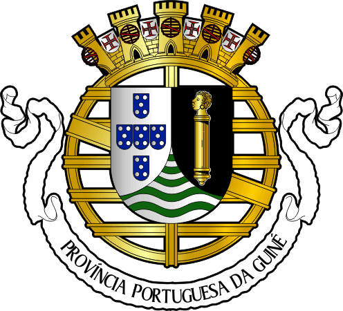 Brasão da da província ultramarina da Guiné - Portuguese Guinea overseas province coat-of-arms