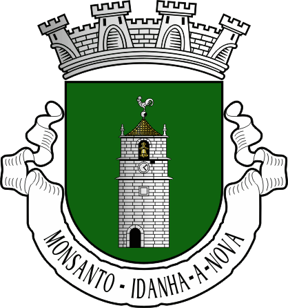Brasão da antiga freguesia de Monsanto - Monsanto former civil parish, coat-of-arms Brasão da antiga freguesia de Monsanto - Monsanto former civil parish, coat-of-arms