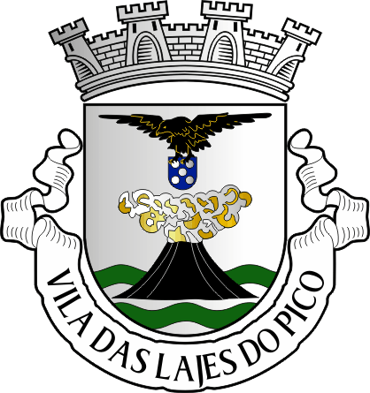 Brasão do Município das Lajes do Pico - Lajes do Pico municipal coat-of-arms