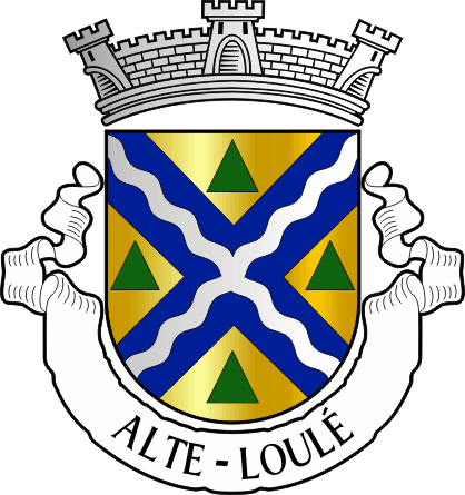 Brasão da freguesia de Alte - Alte civil parish, coat-of-arms Brasão da freguesia de Alte - Alte civil parish, coat-of-arms