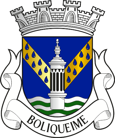 Brasão da freguesia de Boliqueime - Boliqueime civil parish, coat-of-arms Brasão da freguesia de Boliqueime - Boliqueime civil parish, coat-of-arms