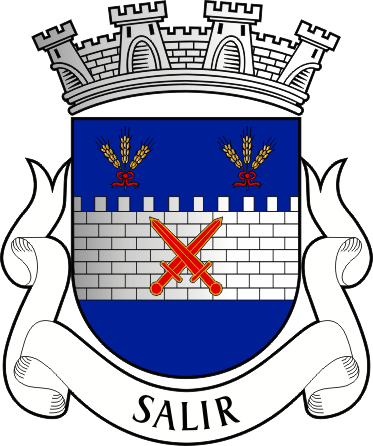 Brasão da freguesia de Salir - Salir civil parish, coat-of-arms Brasão da freguesia de Salir - Salir civil parish, coat-of-arms