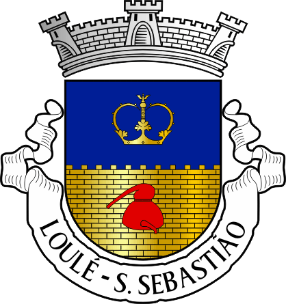 Brasão da freguesia de Loulé (São Sebastião) - Loulé (São Sebastião)  civil parish, coat-of-arms Brasão da freguesia de Loulé (São Sebastião) - Loulé (São Sebastião)  civil parish, coat-of-arms