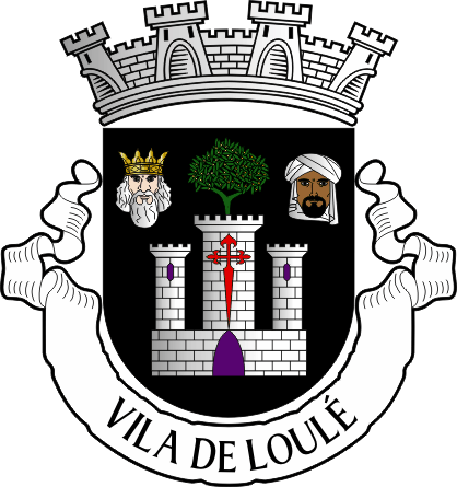 Brasão do Município de Loulé - Loulé municipal coat-of-arms Brasão do Município de Loulé - Loulé municipal coat-of-arms
