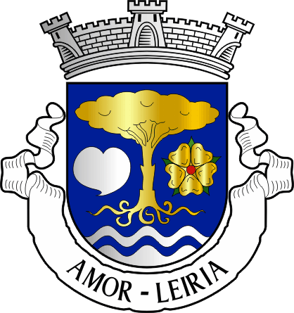 Brasão da freguesia de Amor - Amor civil parish, coat-of-arms Brasão da freguesia de Amor - Amor civil parish, coat-of-arms