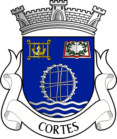 Brasão da antiga freguesia de Cortes - Cortes former civil parish, coat-of-arms Brasão da antiga freguesia de Cortes - Cortes former civil parish, coat-of-arms