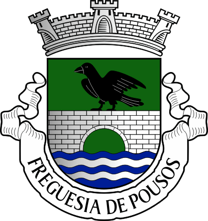 Brasão da antiga freguesia de Pousos - Pousos former civil parish, coat-of-arms Brasão da antiga freguesia de Pousos - Pousos former civil parish, coat-of-arms