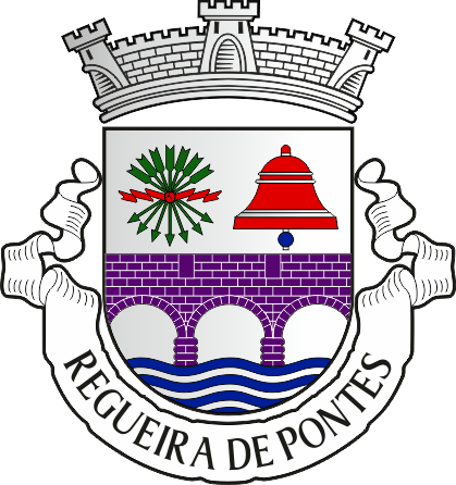 Brasão da freguesia de Regueira de Pontes - Regueira de Pontes civil parish, coat-of-arms Brasão da freguesia de Regueira de Pontes - Regueira de Pontes civil parish, coat-of-arms