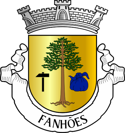 Brasão da freguesia de Fanhões - Fanhões civil parish, coat-of-arms