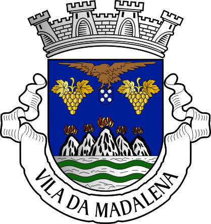 Brasão do Município da Madalena - Madalena municipal coat-of-arms
