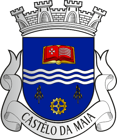 Brasão da Freguesia de Castêlo da Maia - Castêlo da Maia civil parish, coat-of-arms Brasão da Freguesia de Castêlo da Maia - Castêlo da Maia civil parish, coat-of-arms