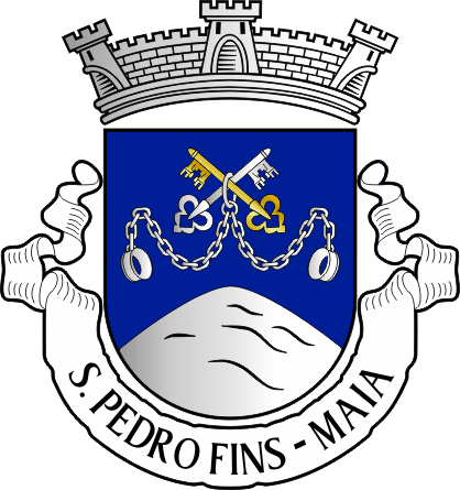 Brasão da freguesia de São Pedro Fins - São Pedro Fins civil parish, coat-of-arms