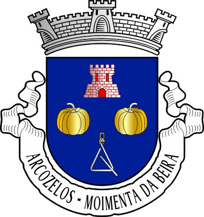 Brasão da freguesia de Arcozelos - Arcozelos civil parish, coat-of-arms Brasão da freguesia de Arcozelos - Arcozelos civil parish, coat-of-arms
