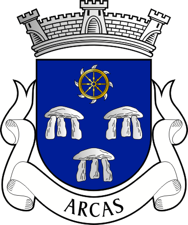 Brasão da freguesia de Arcas - Arcas civil parish, coat-of-arms Brasão da freguesia de Arcas - Arcas civil parish, coat-of-arms