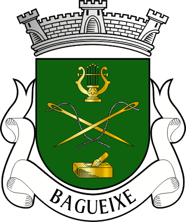 Brasão da antiga freguesia de Bagueixe - Bagueixe former civil parish, coat-of-arms Brasão da antiga freguesia de Bagueixe - Bagueixe former civil parish, coat-of-arms
