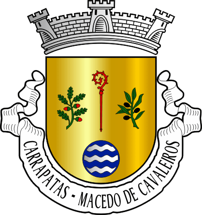 Brasão da freguesia de Carrapatas - Carrapatas civil parish, coat-of-arms Brasão da freguesia de Carrapatas - Carrapatas civil parish, coat-of-arms