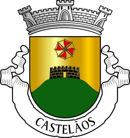 Brasão da antiga freguesia de Castelãos - Castelãos former civil parish, coat-of-arms Brasão da antiga freguesia de Castelãos - Castelãos former civil parish, coat-of-arms