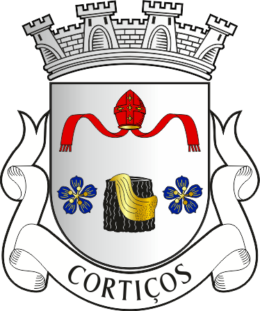 Brasão da freguesia de Cortiços - Cortiços civil parish, coat-of-arms Brasão da freguesia de Cortiços - Cortiços civil parish, coat-of-arms
