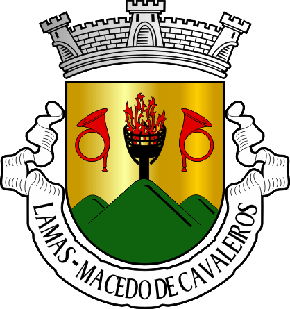 Brasão da freguesia de Lamas - Lamas civil parish, coat-of-arms Brasão da freguesia de Lamas - Lamas civil parish, coat-of-arms