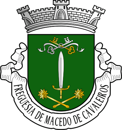 Brasão da freguesia de Macedo de Cavaleiros - Macedo de Cavaleiros civil parish, coat-of-arms Brasão da freguesia de Macedo de Cavaleiros - Macedo de Cavaleiros civil parish, coat-of-arms
