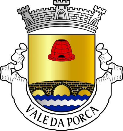 Brasão da freguesia de Vale da Porca - Vale da Porca civil parish, coat-of-arms Brasão da freguesia de Vale da Porca - Vale da Porca civil parish, coat-of-arms
