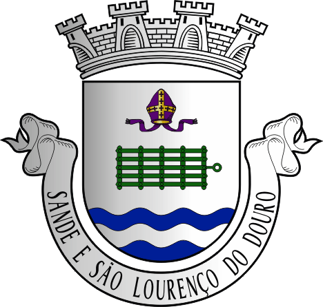 Brasão da Freguesia de Sande e São Lourenço do Douro - Sande and São Lourenço do Douro civil parish, coat-of-arms Brasão da Freguesia de Sande e São Lourenço do Douro - Sande and São Lourenço do Douro civil parish, coat-of-arms