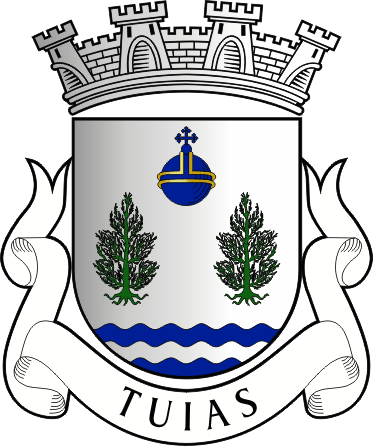 Brasão da antiga freguesia de Tuias - Tuias former civil parish, coat-of-arms Brasão da antiga freguesia de Tuias - Tuias former civil parish, coat-of-arms