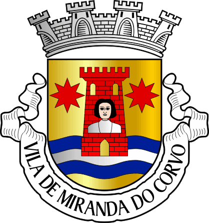Brasão do município de Miranda do Corvo - Miranda do Corvo municipality coat-of-arms Brasão do município de Miranda do Corvo - Miranda do Corvo municipality coat-of-arms