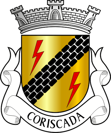 Brasão da freguesia de Coriscada - Coriscada civil parish, coat-of-arms Brasão da freguesia de Coriscada - Coriscada civil parish, coat-of-arms