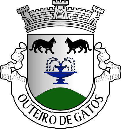 Brasão da antiga freguesia de Outeiro de Gatos - Outeiro de Gatos former civil parish, coat-of-arms