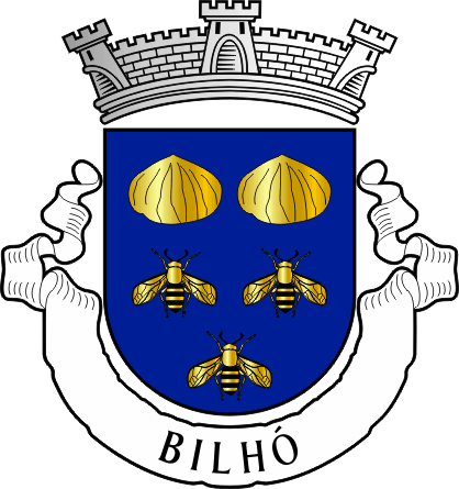 Brasão da freguesia de Bilhó - Bilhó civil parish, coat-of-arms Brasão da freguesia de Bilhó - Bilhó civil parish, coat-of-arms