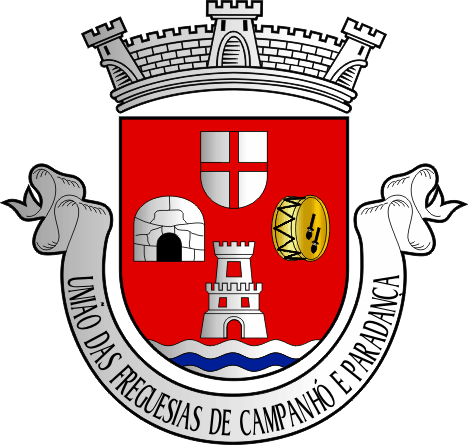 Brasão da União das freguesias de Campanhó e Paradança - Campanhó and Paradança civil parishes union coat-of-arms