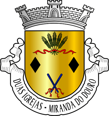 Brasão da freguesia de Miranda do Douro - Miranda do Douro civil parish, coat-of-arms Brasão da freguesia de Miranda do Douro - Miranda do Douro civil parish, coat-of-arms