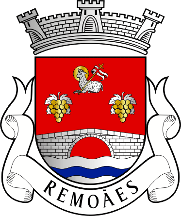 Brasão da antiga freguesia de Remoães - Remoães former civil parish, coat-of-arms Brasão da antiga freguesia de Remoães - Remoães former civil parish, coat-of-arms