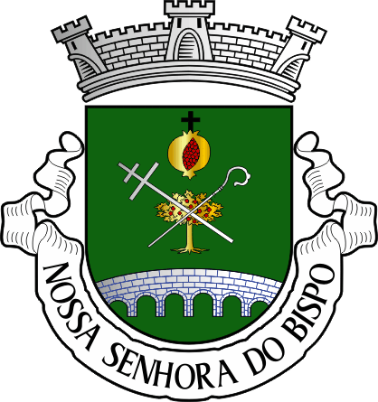Brasão da antiga freguesia de Nossa Senhora do Bispo - Nossa Senhora do Bispo former civil parish, coat-of-arms