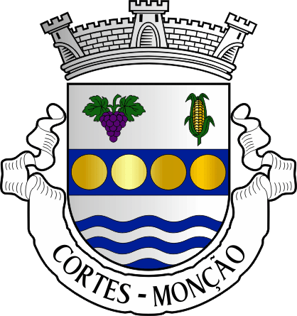 Brasão da antiga freguesia de Cortes - Cortes former civil parish, coat-of-arms