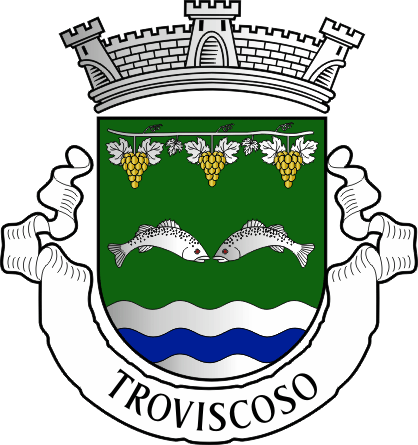 Brasão da antiga freguesia de Troviscoso - Troviscoso former civil parish, coat-of-arms Brasão da antiga freguesia de Troviscoso - Troviscoso former civil parish, coat-of-arms