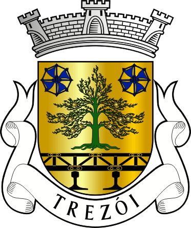 Brasão da freguesia de Trezói - Trezói civil parish, coat-of-arms