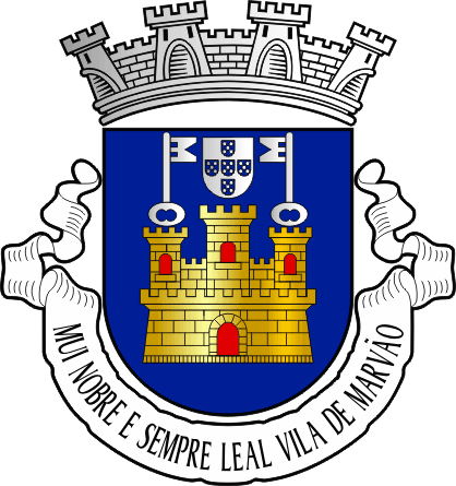 Brasão do município de Marvão - Marvão municipality coat-of-arms Brasão do município de Marvão - Marvão municipality coat-of-arms