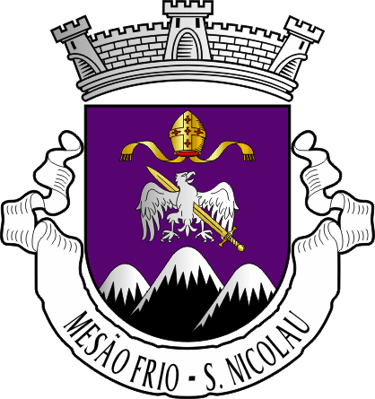 Brasão da antiga freguesia de Mesão Frio (São Nicolau) - Mesão Frio (São Nicolau) former civil parish, coat-of-arms Brasão da antiga freguesia de Mesão Frio (São Nicolau) - Mesão Frio (São Nicolau) former civil parish, coat-of-arms