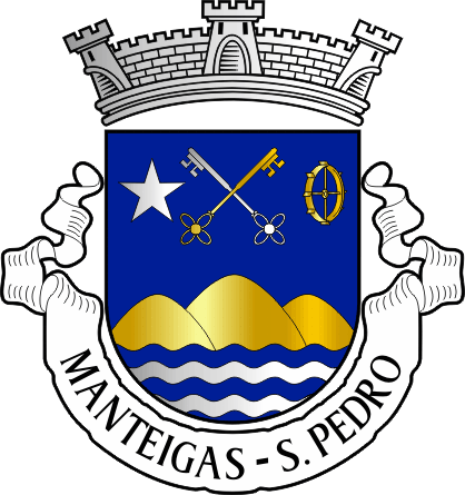 Brasão da freguesia de Manteigas (São Pedro) - Manteigas (São Pedro) civil parish, coat-of-arms Brasão da freguesia de Manteigas (São Pedro) - Manteigas (São Pedro) civil parish, coat-of-arms