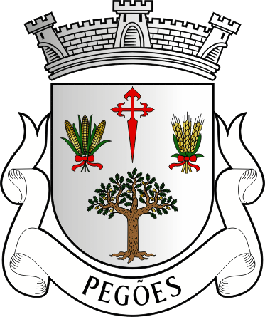 Brasão da antiga freguesia de Pegões - Pegões former civil parish, coat-of-arms Brasão da antiga freguesia de Pegões - Pegões former civil parish, coat-of-arms