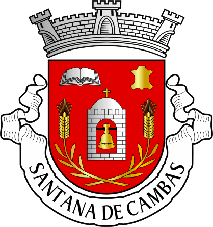 Brasão da freguesia de Santana de Cambas - Santana de Cambas civil parish, coat-of-arms Brasão da freguesia de Santana de Cambas - Santana de Cambas civil parish, coat-of-arms