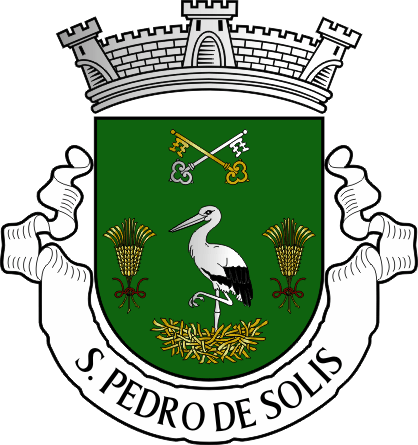 Brasão da antiga freguesia de São Pedro de Solis - São Pedro de Solis former civil parish, coat-of-arms Brasão da antiga freguesia de São Pedro de Solis - São Pedro de Solis former civil parish, coat-of-arms