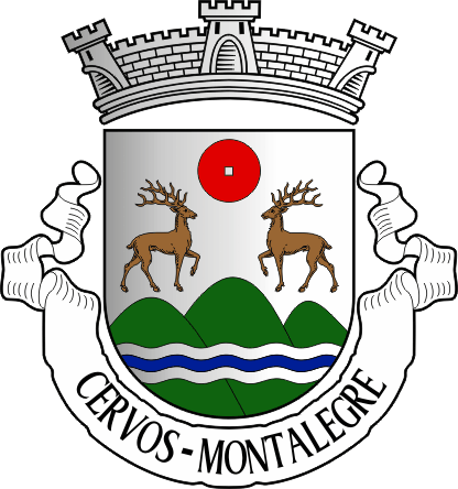 Brasão da freguesia de Cervos - Cervos civil parish, coat-of-arms Brasão da freguesia de Cervos - Cervos civil parish, coat-of-arms