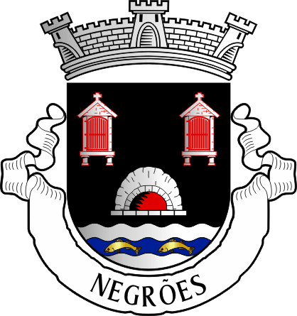 Brasão da freguesia de Negrões - Negrões civil parish, coat-of-arms Brasão da freguesia de Negrões - Negrões civil parish, coat-of-arms