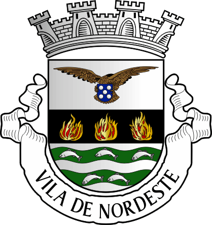 Brasão do Município de Nordeste - Nordeste municipal coat-of-arms Brasão do Município de Nordeste - Nordeste municipal coat-of-arms