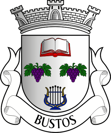 Brasão da antiga freguesia de Bustos - Bustos former civil parish, coat-of-arms