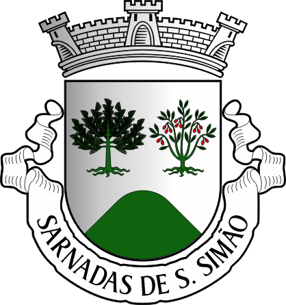 Brasão da freguesia de Sarnadas de São Simão - Sarnadas de São Simão civil parish, coat-of-arms