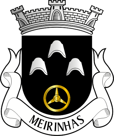 Brasão da freguesia de Meirinhas - Meirinhas civil parish, coat-of-arms Brasão da freguesia de Meirinhas - Meirinhas civil parish, coat-of-arms